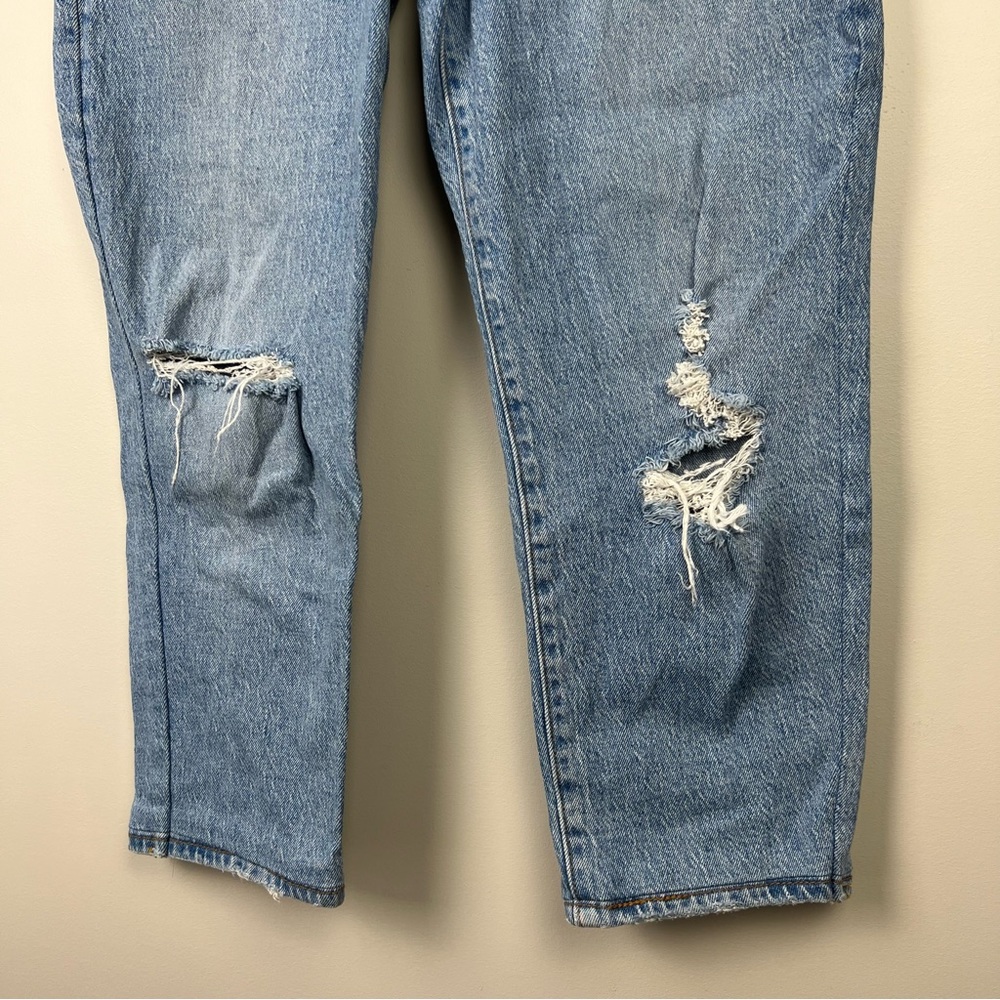 Levi’s Ribcage Premium Denim Jeans Straight Ankle Distressed High Waist 26 / 8 - Picture 6 of 15